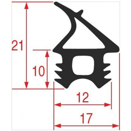 Guarnizione Porta Forno 785X475MM Lainox R70048010 New Di.Gi.T. Service SRLS