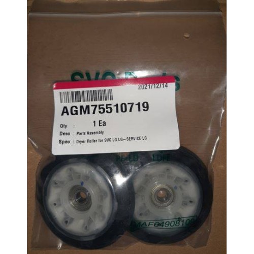 Ruota Rullo Asciugatrice LG AGM75510719 MAF64908109 NEW Di.Gi.T. Service SRLS