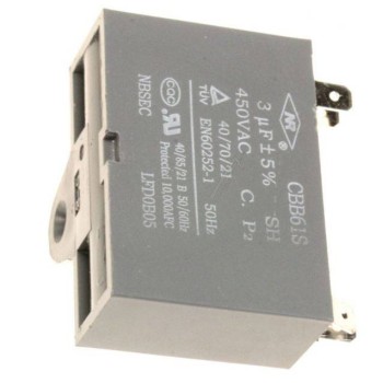 Condensatore CBB611A 3UF/450V Whirlpool C00395616 C00395616   Condensatori