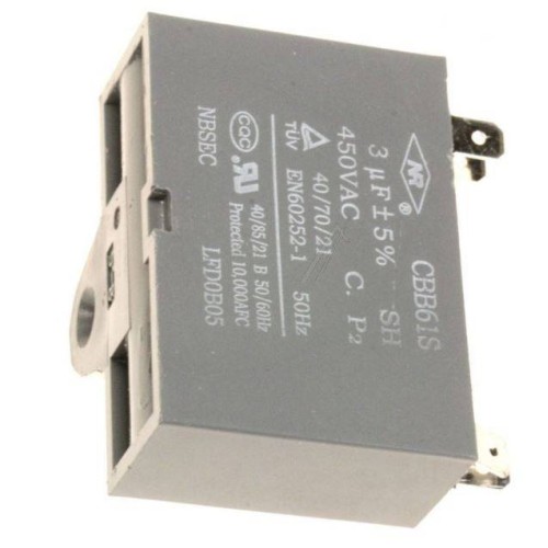Condensatore CBB611A 3UF/450V Whirlpool C00395616 C00395616   Condensatori