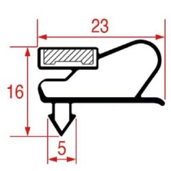 Guarnizione Porta Armadio Frigo Ad Incastro 1525X720 Di.Gi.T.service