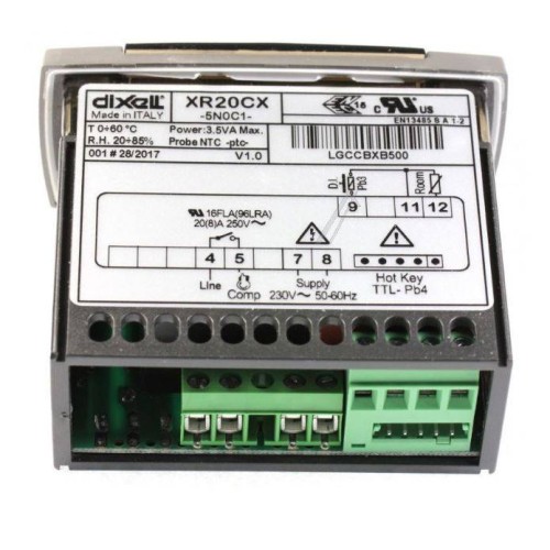 Controllo Elettronico DIXELL XR20CX-5R0C1 Frigo TN e BT Di.Gi.T Service