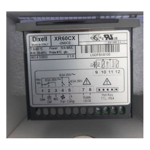 Controllo Elettronico DIXELL XR60CX-0N0C0 Frigo TN e BT 3445176 Di.Gi.T Service