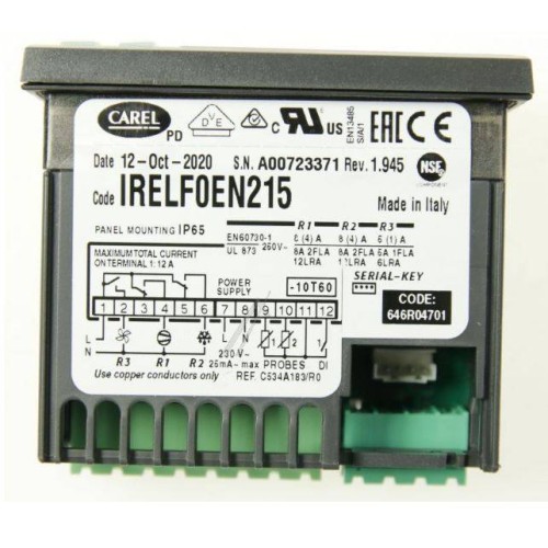 Controllo Elettronico Carel IRELF0EN215 Frigo 4091609 Di.Gi.T Service