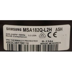 Compressore 8.19CC,220-240V Frigo Daewoo Samsung MSA182QL2H/ASH New Di.Gi.T. Service SRLS