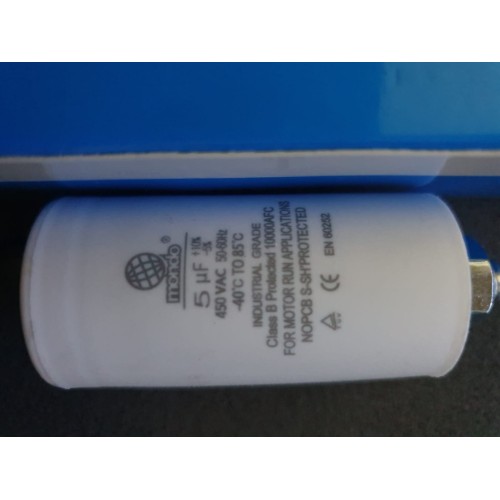Condensatore 5 Mf 450v Con Cavo New Di.Gi.T. Service SRLS