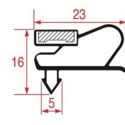 Guarnizione Porta Frigo Ad Incastro 1686x537MM Iarp 5028872 New Di.Gi.T. Service SRLS
