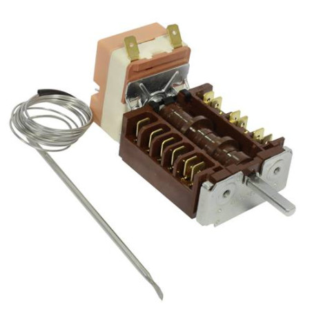Commutatore/Termostato 6 Posizioni Forno 50/300° Candy 92214725 New Di.Gi.T. Service SRLS