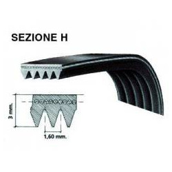 Cinghia Rigata 1200 H8 Lavatrice Candy 46007433  Di.Gi.T. Service