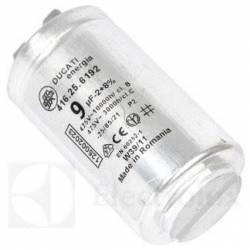 Condensatore 9UF 230V Asciugatrice Electrolux 1250020227 New Di.Gi.T. Service SRLS