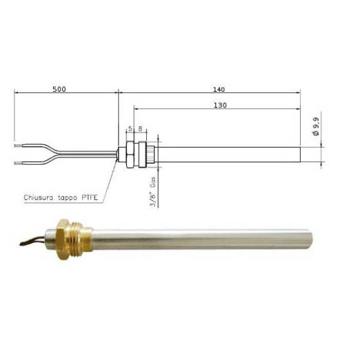 Candeletta resistenza accenzione 270w stufa a pellet 14701001  Di.Gi.T. Service