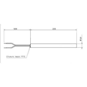 Candeletta resistenza accenzione 300w stufa a pellet 14701016 Di.Gi.T. Service 2