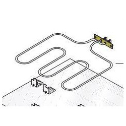 Resistenza forno 1900w 230v tecnogas  524019800 Di.Gi.T Service