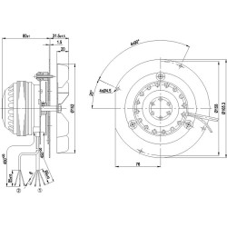 Motoriduttore oraria stufa a pellet 14702004 Di.Gi.T. Service