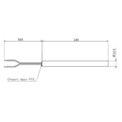 Candeletta resistenza accenzione 250w stufa a pellet 14701014 Di.Gi.T. Service