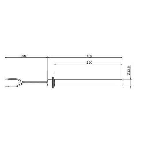 Candeletta resistenza accenzione 350w stufa a pellet 14701021 Di.Gi.T. Service