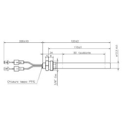 Candeletta resistenza accenzione 235w stufa a pellet 14701032 Di.Gi.T. Service