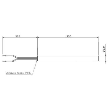 Candeletta resistenza accenzione 250w stufa a pellet 14701014 Di.Gi.T. Service 2