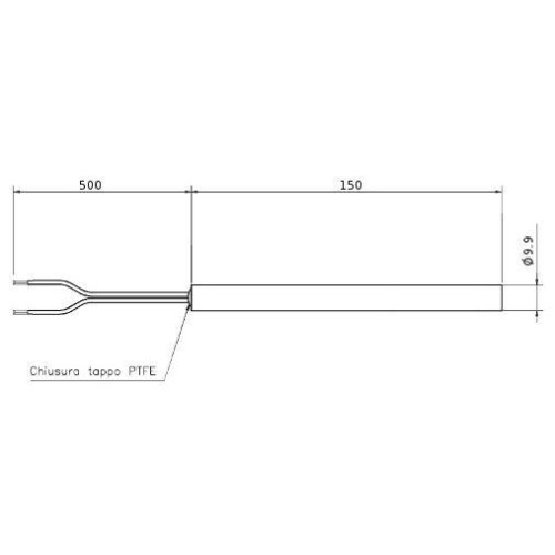 Candeletta resistenza accenzione 250w stufa a pellet 14701014 Di.Gi.T. Service