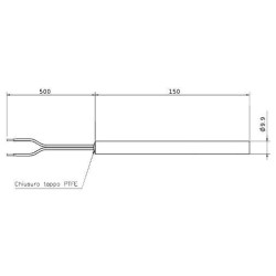 Candeletta resistenza accenzione 250w stufa a pellet 14701014 Di.Gi.T. Service