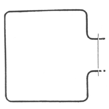 Resistenza Forno 900W 230V ILVE A/458/18 Di.Gi.T. Service 