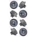 Kit Ruote Inferiore Cestello WWD13 Wega White 42052035 Di.Gi.T. Service 