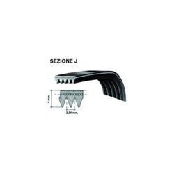 Cinghia lavatrice rigata 1201 j6 tem 1198 j6 c00119126 Di.Gi.T. Service