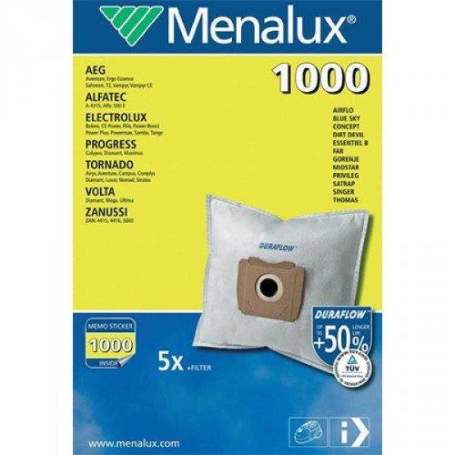 Set Sacchetti Menalux, 5 Pz.+1 Electrolux 9001961326 Di.Gi.T. Service