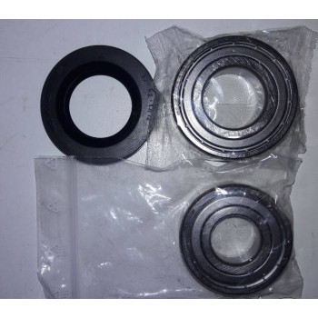 Kit 2Cuscinetti 6204ZZ + 6205RS + Anello Tenuta 30x52x10/12  Di.Gi.T. Service