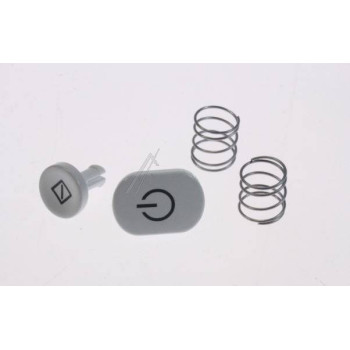 Tasti Bianchi ON-OFF/ Lavatrice Whirlpool C00110116 Di.Gi.T. Service
