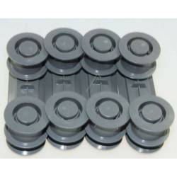 Kit Supporto Ruote Grigio Scuro LVST Rex 50299970009 Di.Gi.T. Service
