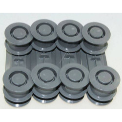 Kit Supporto Ruote Grigio Scuro LVST Rex 50299970009 Di.Gi.T. Service