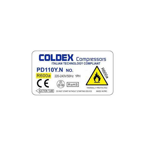 Compressore Coldex R600a - 1/5 Di.Gi.T. Service
