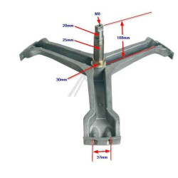 Crociera C/albero [zn] Lavatrice Electrolux 50239967008 Originale 2