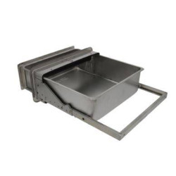 Cassetto Inox Fondi Caffe' Universale 3080002 3080002  Cassetto Inox Fondi Caffe'