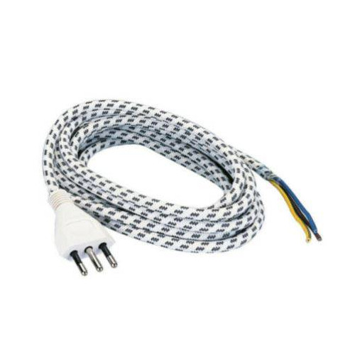Cavo Elettrico Telato 2,80 Mt. Con Spina Per Ferri Da Stiro New Di.Gi.T. Service SRLS