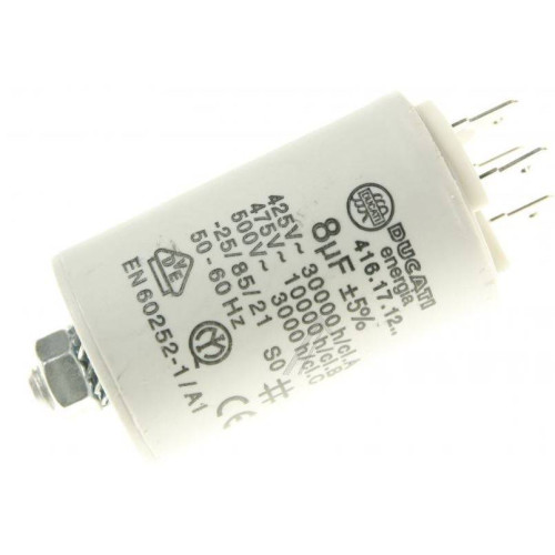 Condensatore 8Mf 450V Universale 00230004 Di.Gi.T. Service