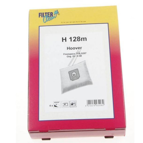 Sacchetto Aspirapolvere In Microfibra Hoover 4 Pezzi Di.Gi.T. Service